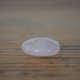 Lucky Rose Quartz Inspirational Heart