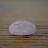 Trust Rose Quartz Inspirational Heart