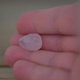 Rose Quartz Crystal Faceted Tumbled Stone