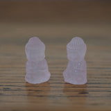 Rose Quartz Mini Crystal Buddha