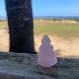 Rose Quartz Crystal Christmas Tree