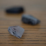 Tourmalinated Quartz Faceted Crystal Tumbled Stone