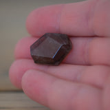 Smoky Quartz Crystal Faceted Tumbled Stone