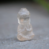 Smoky Quartz Mini Crystal Buddha