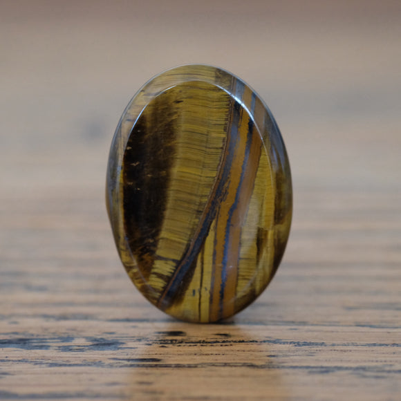 Tigers Eye Crystal Worry Stone