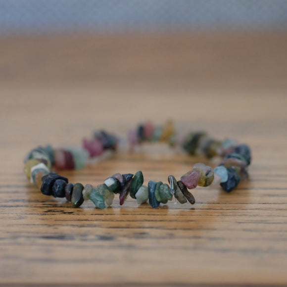 Tourmaline Crystal Chip Bracelet