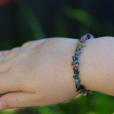 Tourmaline Crystal Chip Bracelet