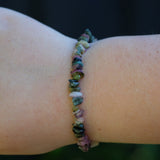 Tourmaline Crystal Chip Bracelet