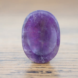 Amethyst Crystal Worry Stone