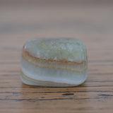 Pistachio Calcite Crystal Tumbled Stone