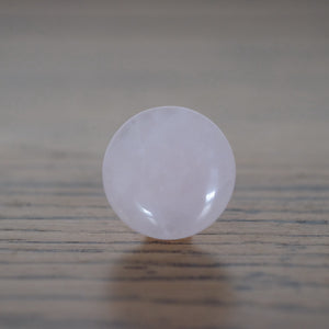 Rose Quartz Crystal Palm Stone