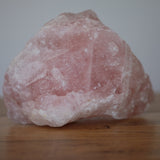 Rose Quartz Raw Rough Crystal Boulder Chunk