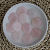 Rose Quartz Crystal Mini Palm Stones